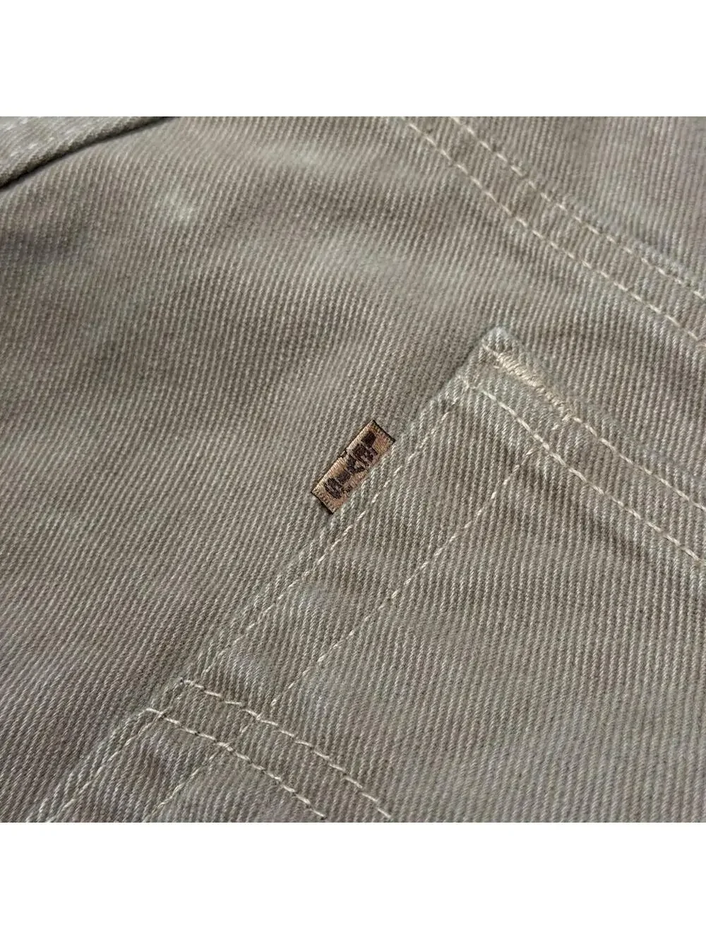 Vintage 1993 Made In USA Levis 545 Loose Orange Tab Brown Pants